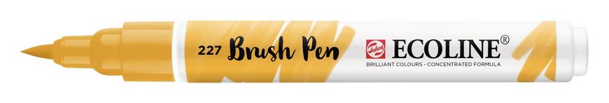 Пензель-ручка Ecoline Brushpen (227), Охра жовта, Royal Talens