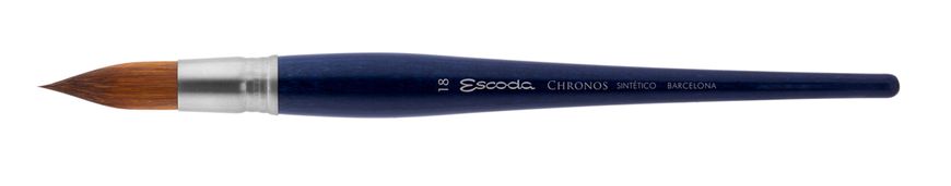 Пензель круглий Escoda Chronos синтетика+колонок моп №12