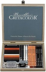 Набір олівців для рисунку Passion Box, дерев'яна коробка, 25 штук, Cretacolor