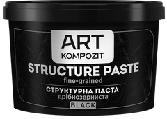 Паста структурна ART Kompozit дрібнозерниста, чорна, 300 мл