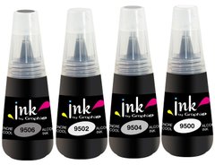 Набір спиртових чорнил для заправки маркерів, Neutral grey colours, 25 мл, 4 штуки, Graph'it