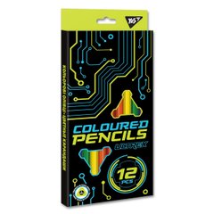 Набір кольорових олівців Ultrex, 12 кольорів, YES