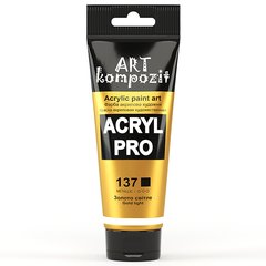 Акриловая краска ART Kompozit, золото светлое (137), 75 мл