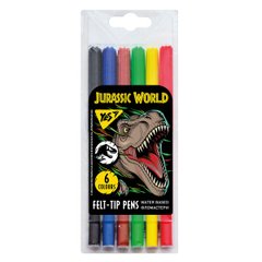 Фломастери Jurassic World, 6 кольорів, YES