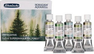 Набір акварельних фарб Schmincke Horadam Aquarell Forest супергрануляція, 5х5 мл