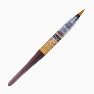 Ручка-кисть с чернилами Sennelier Ink Brush, переливчатый оранжевый (Iridescent Orange)