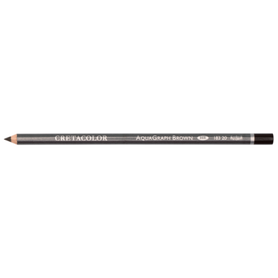Олівець графітний водорозчинний Aqua Graph, коричневий, НВ, Cretacolor