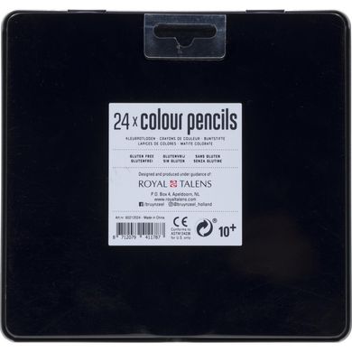 Набір кольорових олівців Темний Teen, 24 штук, Bruynzeel