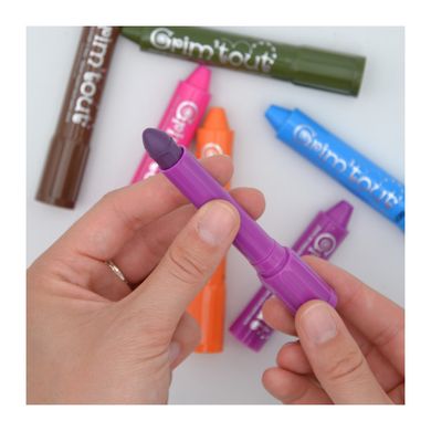 Набор карандашей для грима Цвет радуги, 6 шт, GrimTout