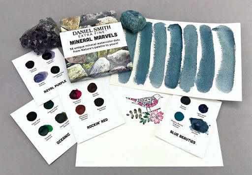 Набір дот-карт акварельних фарб Daniel Smith Mineral Marvel, 36 кольрів