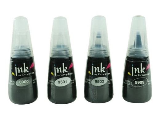 Набор спиртовых чернил для заправки маркеров, Neutral grey colours, 25 мл, 4 штуки, Graph'it