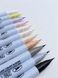 Набор маркеров ZIG Clean Color real brush colors B, 12 штук, Kuretake RB-6000AT/12VB фото 4 с 7
