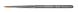 Пензель синтетика імітація колонка Tintoretto 1348, №2, кругла, металева ручка 1348.2 зображення 1 з 2