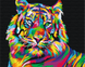 Картина за номерами Тигр поп арт, 40х50 см, Brushme BS26176 зображення 1 з 2
