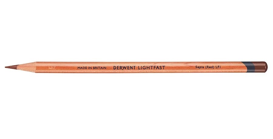 Олівець олійний Lightfast Сепія червона Derwent